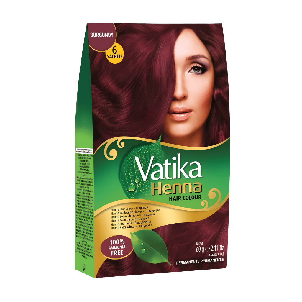 Vatika Burgundy Henna Hair Color 60 g buy online USA - 1